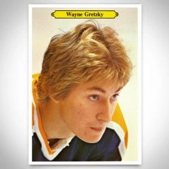Michel Edmonton Oilers- Wayne Gretzky Collectible Limited Edition 7/24 'O-Pee-Chee' Large Hockey Card Sports Memorabilia