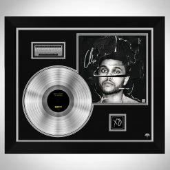 Rare-T Limited Edition Frames The Weeknd Beauty Behind The Madness Platinum LP Limited Signature Edition Studio Licensed Custom Frame