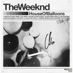 RARE-T Limited Edition Frames The Weeknd House Of Balloons Platinum LP Frame Limited Signature Edition Studio Licensed Custom Frame