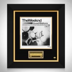 RARE-T The Weeknd House Of Balloons LP Cover Limited Signature Edition Custom Frame Limited Edition Frames
