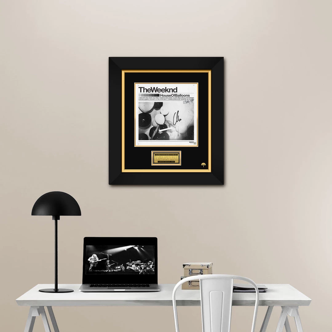 RARE-T The Weeknd House Of Balloons LP Cover Limited Signature Edition Custom Frame Limited Edition Frames 4 RARE-T The Weeknd House Of Balloons LP Cover Limited Signature Edition Custom Frame Limited Edition Frames
