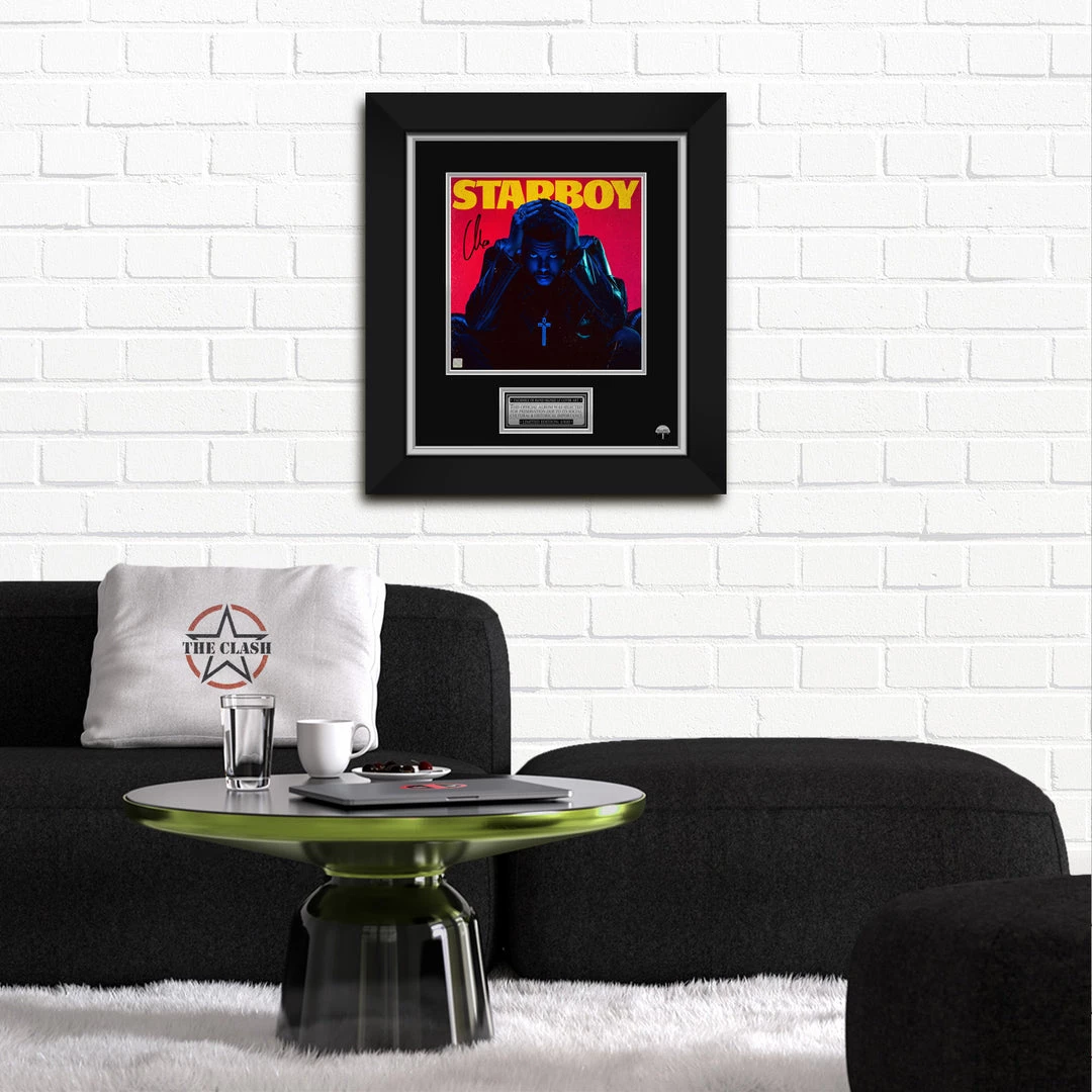 RARE-T The Weeknd Starboy Limited Signature Edition Studio Licensed LP Cover Custom Frame Limited Edition Frames 4 RARE-T The Weeknd Starboy Limited Signature Edition Studio Licensed LP Cover Custom Frame Limited Edition Frames