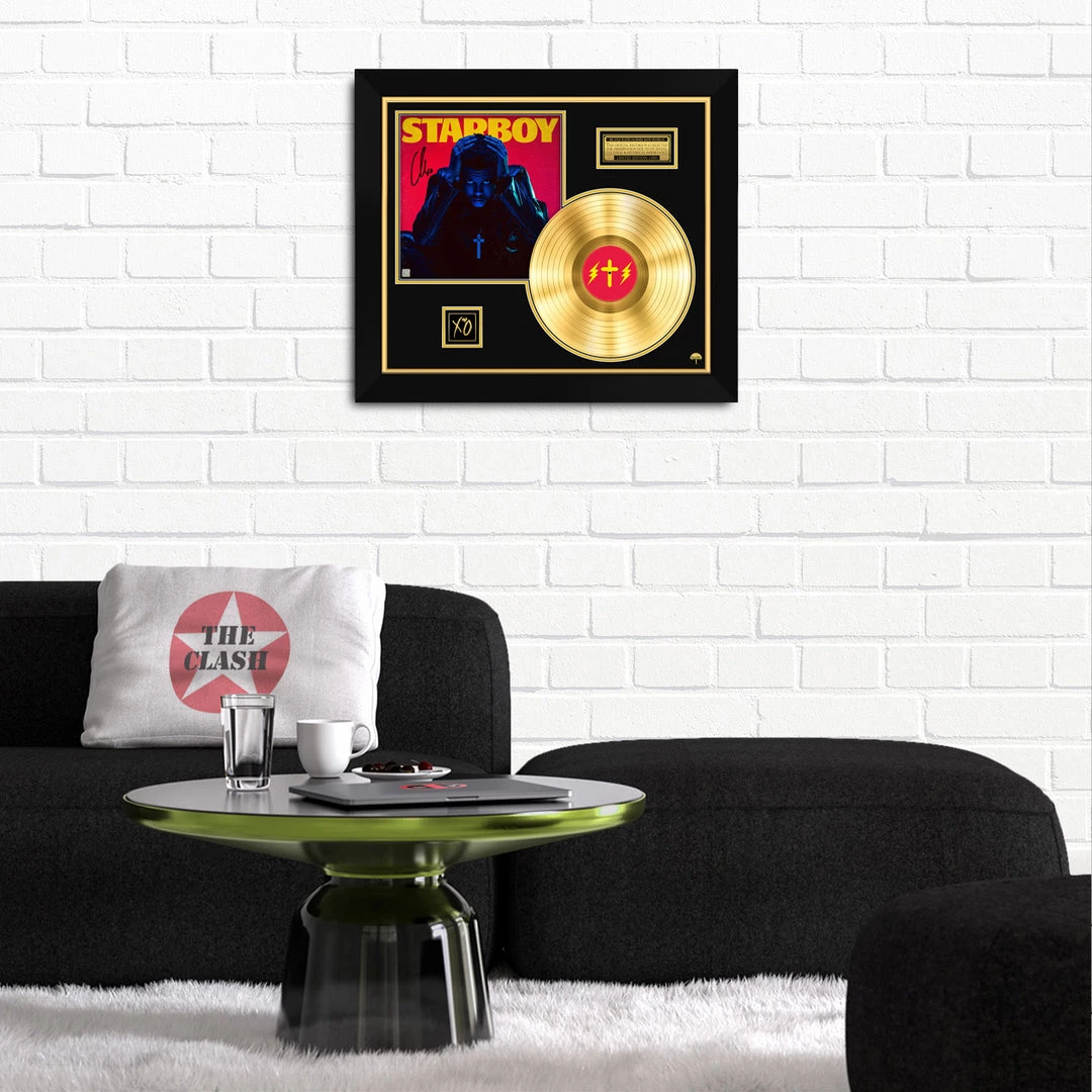 RARE-T Limited Edition Frames The Weeknd Starboy Gold LP Limited Signature Edition Studio Licensed Custom Frame 6 RARE-T Limited Edition Frames The Weeknd Starboy Gold LP Limited Signature Edition Studio Licensed Custom Frame