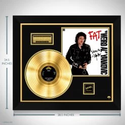Rare-T Weird Al Yankovic - Fat Limited Signature Edition Studio Licensed Gold LP Custom Frame Limited Edition Frames