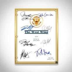 RARE-T The West Wing Script Limited Signature Edition Studio Licensed Custom Frame
