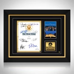 RARE-T The West Wing Script Limited Signature Edition Studio Licensed Custom Frame