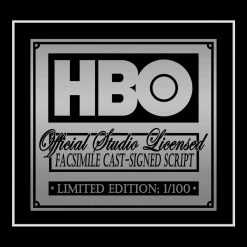 RARE-T Game Of Thrones Script Limited Signature Edition Studio Licensed Custom Frame