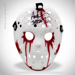 PPC Friday The 13th - Jason Vorhees - Beckett Witnessed Certified Hand-Signed Mask By Ari Lehman Signed Memorabilia