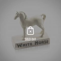 RARE-T White Horse-Scotch Whiskey Original Antique Bar Display/Advertisement Barware & Signs