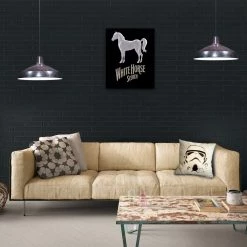 RARE-T Ready To Ship! 48 Hour Shipping! White Horse Scotch/Whisky - Vintage Embossed Bakelite Bar Advertisement