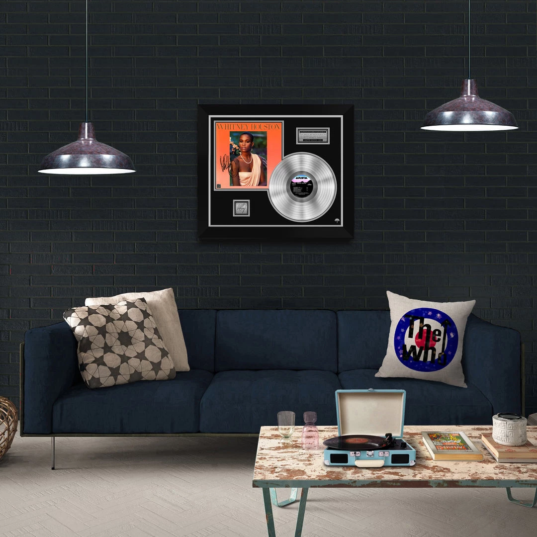 RARE-T Limited Edition Frames Whitney Houston Self Titled Platinum LP Limited Signature Edition Studio Licensed Custom Frame 5 RARE-T Limited Edition Frames Whitney Houston Self Titled Platinum LP Limited Signature Edition Studio Licensed Custom Frame