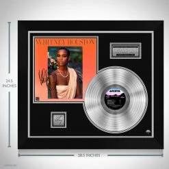 RARE-T Limited Edition Frames Whitney Houston Self Titled Platinum LP Limited Signature Edition Studio Licensed Custom Frame 15 RARE-T Limited Edition Frames Whitney Houston Self Titled Platinum LP Limited Signature Edition Studio Licensed Custom Frame
