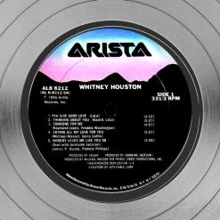 RARE-T Limited Edition Frames Whitney Houston Self Titled Platinum LP Limited Signature Edition Studio Licensed Custom Frame 12 RARE-T Limited Edition Frames Whitney Houston Self Titled Platinum LP Limited Signature Edition Studio Licensed Custom Frame