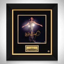 RARE-T Whitney Houston Sparkling Gown Photo Limited Signature Edition Studio Licensed Custom Frame