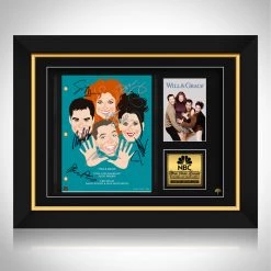 RARE-T Will & Grace Script Limited Signature Edition Studio Licensed Custom Frame Limited Edition Frames