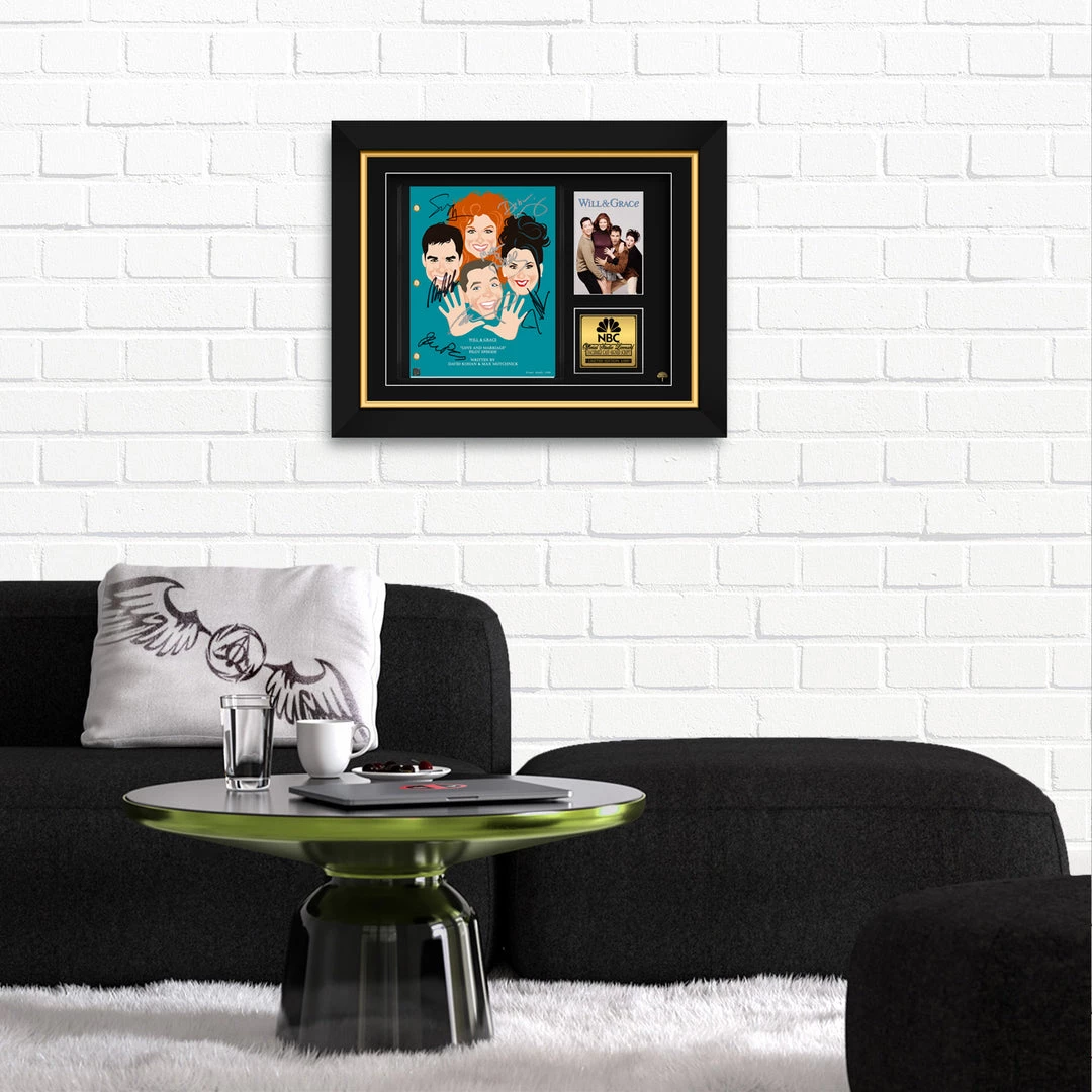 RARE-T Will & Grace Script Limited Signature Edition Studio Licensed Custom Frame Limited Edition Frames 2 RARE-T Will & Grace Script Limited Signature Edition Studio Licensed Custom Frame Limited Edition Frames