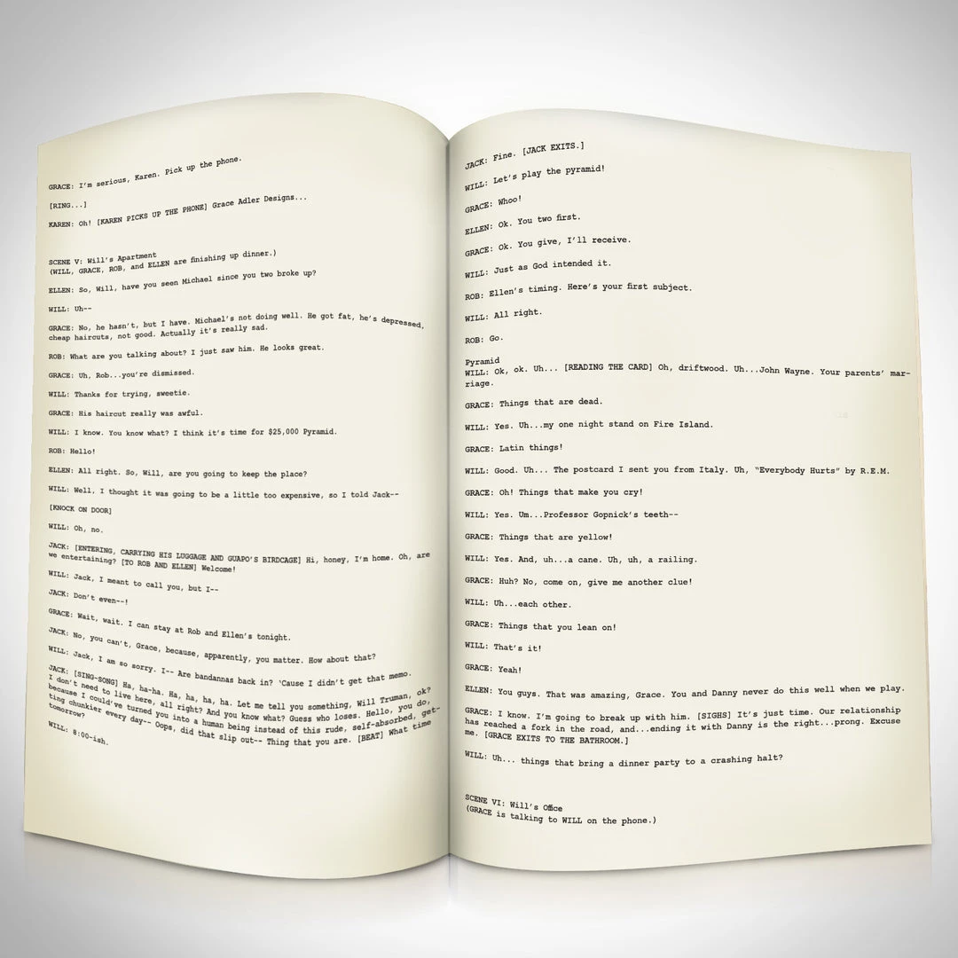 RARE-T Will & Grace Script Limited Signature Edition Studio Licensed Custom Frame Limited Edition Frames 7 RARE-T Will & Grace Script Limited Signature Edition Studio Licensed Custom Frame Limited Edition Frames