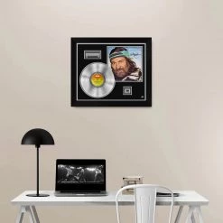 G.R.O. Willie Nelson Always On My Mind Limited Signature Edition Studio Licensed Platinum LP Custom Frame