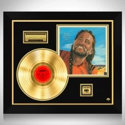 RARE-T Willie Nelson Greatest Hits Gold LP Limited Signature Edition Studio Licensed Custom Frame Limited Edition Frames