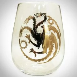 KATALYST Barware & Signs Game Of Thrones - Targaryen & Stark Stemless Wine Glasses