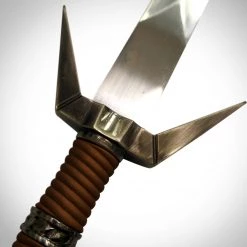 Wicked The Witcher 3 - Handmade Miniature Sword Prop & Wood Stand