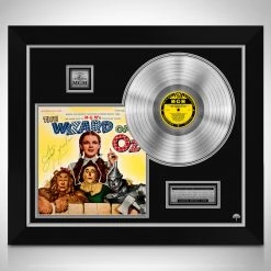 RARE-T Wizard Of Oz Soundtrack Platinum LP Limited Signature Edition Studio Licensed Custom Frame
