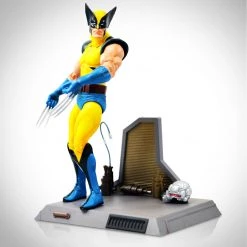 Grosnor Marvel Select Limited Edition Wolverine Figure With Deluxe Weapon X Base Sculpted By Rudy Garcia
