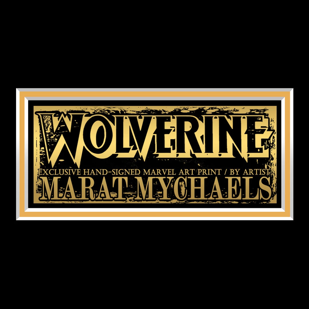 VAULT COLLECTIBLES Signed Memorabilia Wolverine Hand-Signed Artwork Print By Artist Marat Mychaels Custom Frame 3 VAULT COLLECTIBLES Signed Memorabilia Wolverine Hand-Signed Artwork Print By Artist Marat Mychaels Custom Frame