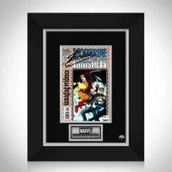 APW Signed Memorabilia Wolverine & The Punisher (1993) #1 Hand-Signed Comic Book By Stan Lee Custom Frame