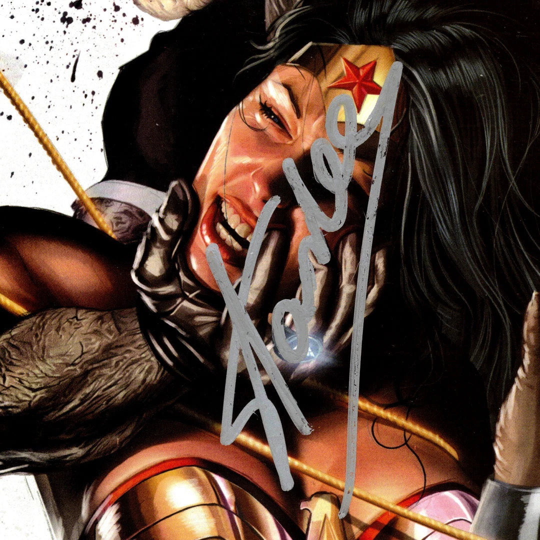 APW Signed Memorabilia Blackest Night: Wonder Woman (2010) #1 Hand-Signed Comic Book By Greg Horn & Stan Lee Custom Frame 4 APW Signed Memorabilia Blackest Night: Wonder Woman (2010) #1 Hand-Signed Comic Book By Greg Horn & Stan Lee Custom Frame