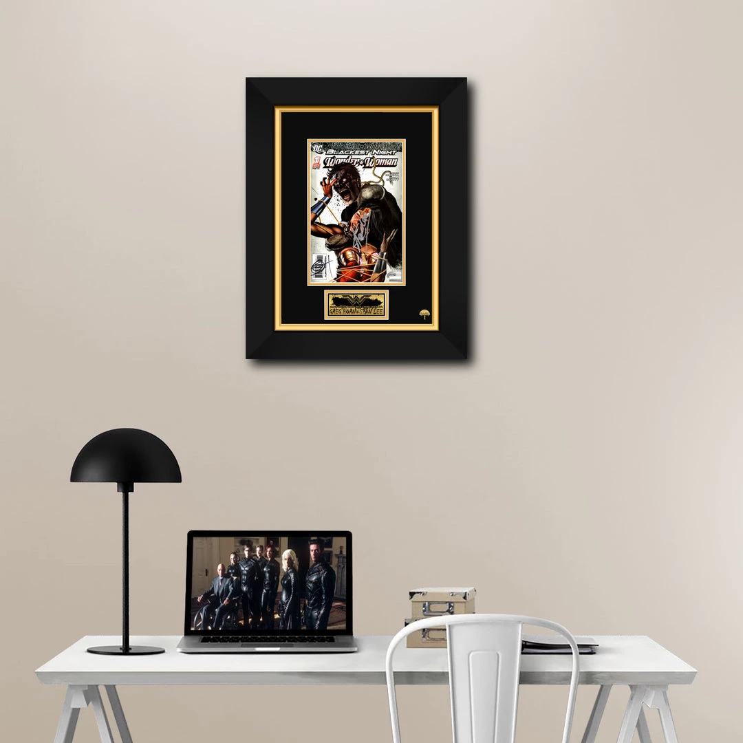 APW Signed Memorabilia Blackest Night: Wonder Woman (2010) #1 Hand-Signed Comic Book By Greg Horn & Stan Lee Custom Frame 5 APW Signed Memorabilia Blackest Night: Wonder Woman (2010) #1 Hand-Signed Comic Book By Greg Horn & Stan Lee Custom Frame
