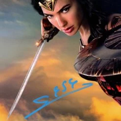RARE-T Wonder Woman Gal Gadot Photo Limited Signature Edition Studio Licensed Custom Frame Limited Edition Frames