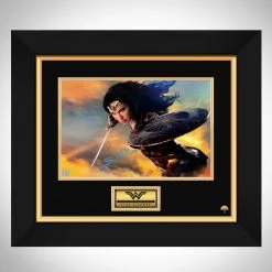 RARE-T Wonder Woman Gal Gadot Photo Limited Signature Edition Studio Licensed Custom Frame Limited Edition Frames