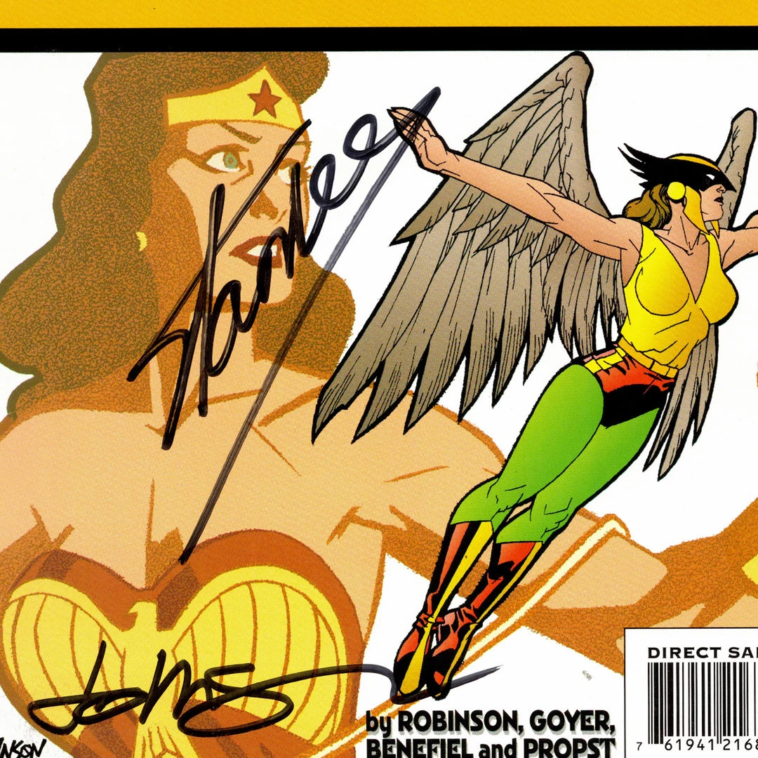 APW Signed Memorabilia Wonder Woman Sensation Comics #1 Hand-Signed Comic Book By Dave Johnson & Stan Lee Custom Frame 3 APW Signed Memorabilia Wonder Woman Sensation Comics #1 Hand-Signed Comic Book By Dave Johnson & Stan Lee Custom Frame