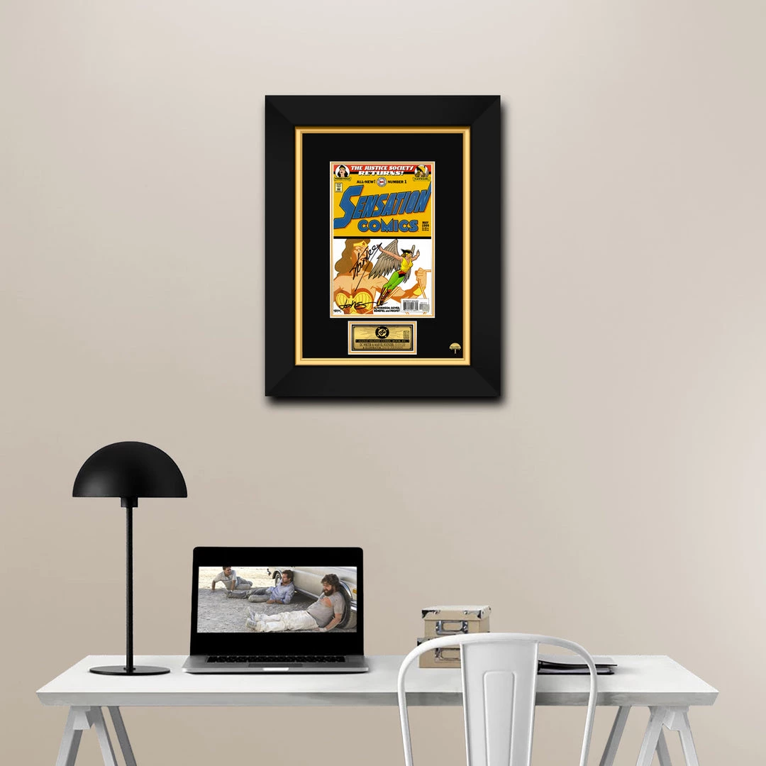 APW Signed Memorabilia Wonder Woman Sensation Comics #1 Hand-Signed Comic Book By Dave Johnson & Stan Lee Custom Frame 5 APW Signed Memorabilia Wonder Woman Sensation Comics #1 Hand-Signed Comic Book By Dave Johnson & Stan Lee Custom Frame