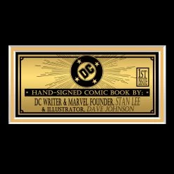 APW Signed Memorabilia Wonder Woman Sensation Comics #1 Hand-Signed Comic Book By Dave Johnson & Stan Lee Custom Frame 15 APW Signed Memorabilia Wonder Woman Sensation Comics #1 Hand-Signed Comic Book By Dave Johnson & Stan Lee Custom Frame