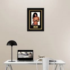 VAULT COLLECTIBLES Signed Memorabilia Wonder Woman 'Tattoo' Hand-Signed Artwork Print By Artist Nathan Szerdy Custom Frame