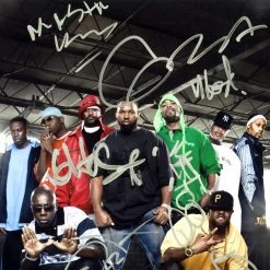 RARE-T Wu-Tang Clan Photo Limited Signature Edition Studio Licensed Custom Frame Limited Edition Frames
