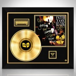 RARE-T Wu-Tang Clan 36 Chambers Gold LP Limited Signature Edition Studio Licensed Custom Frame Limited Edition Frames