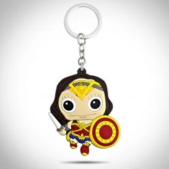 ANIME MALL DC Comics - Wonder Woman Justice League Gal Gadot Keychain Version 2 Ready To Ship! 48 Hour Shipping!