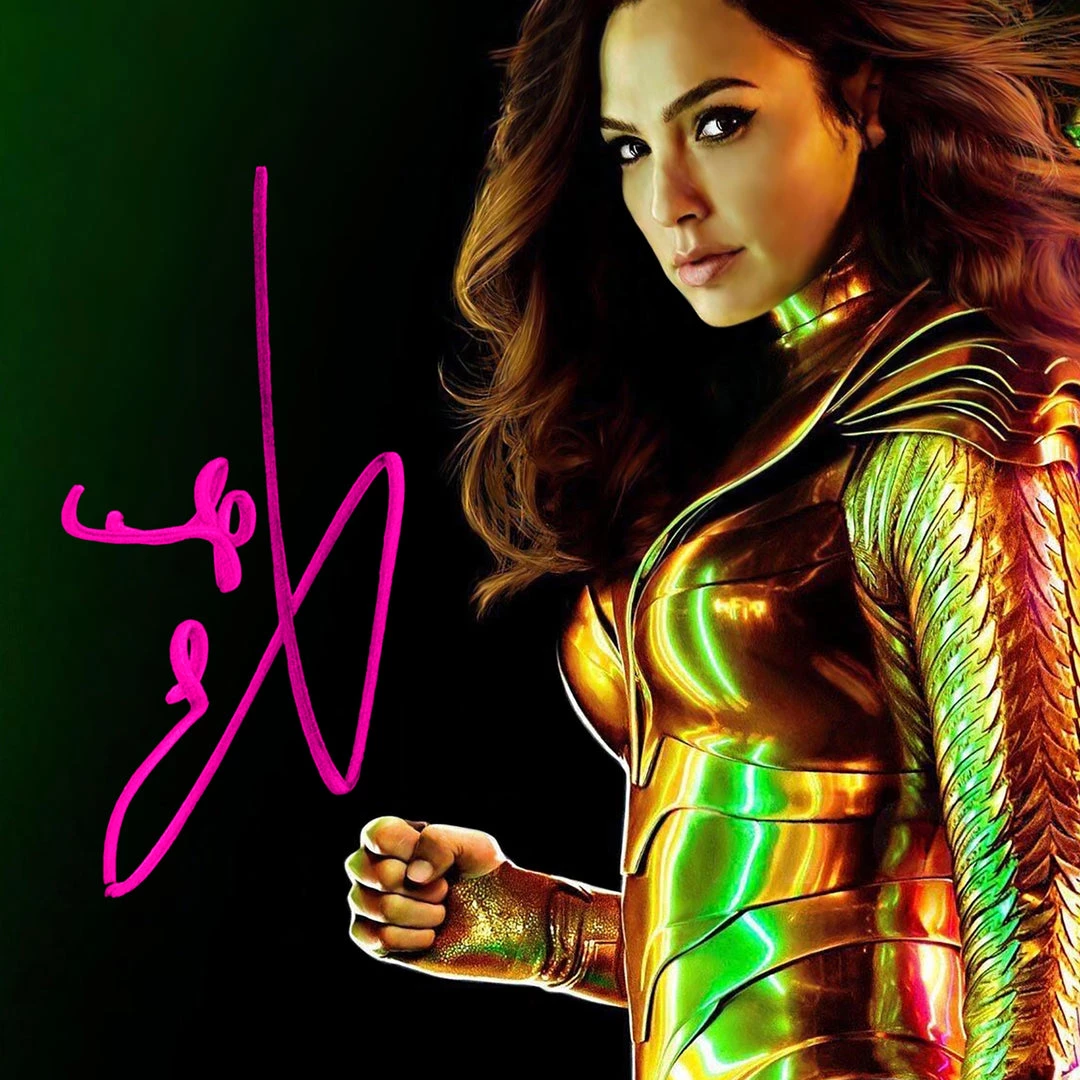 RARE-T Limited Edition Frames Wonder Woman Gal Gadot Gold Armor Photo Limited Signature Edition Studio Licensed Custom Frame 2 RARE-T Limited Edition Frames Wonder Woman Gal Gadot Gold Armor Photo Limited Signature Edition Studio Licensed Custom Frame
