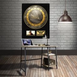 APW Wonder Woman- Hand-Signed Shield By Gal Gadot Custom Frame 8 APW Wonder Woman- Hand-Signed Shield By Gal Gadot Custom Frame