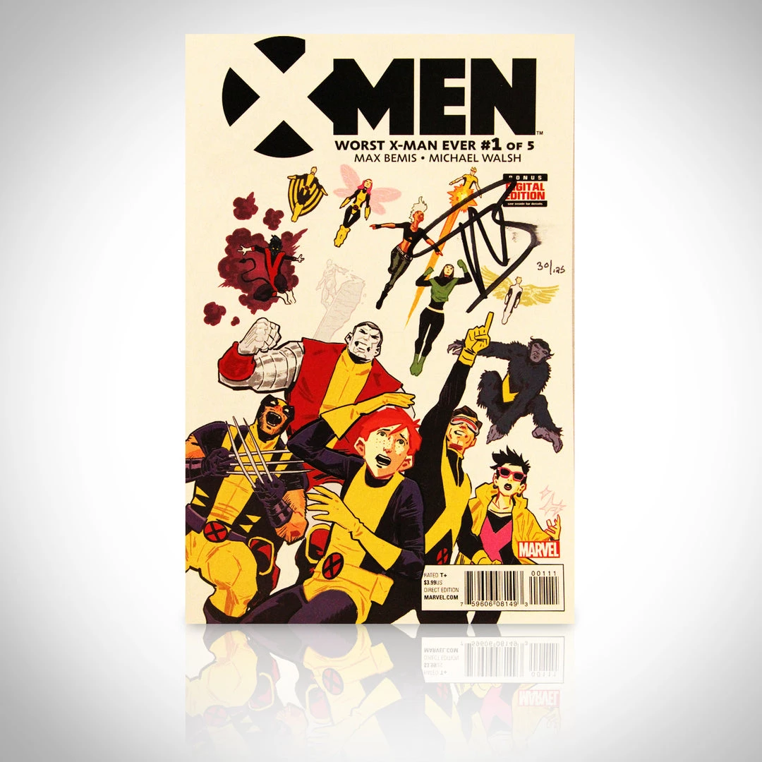 Rare-T X-Men Worst X-Man Ever #1 - Hand-Signed By Max Bemis Comic Book 1 Rare-T X-Men Worst X-Man Ever #1 - Hand-Signed By Max Bemis Comic Book