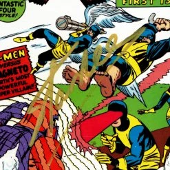 APW X-Men- Marvel Milestone Edition The X-Men Hand-Signed Comic Book By Stan Lee Custom Frame