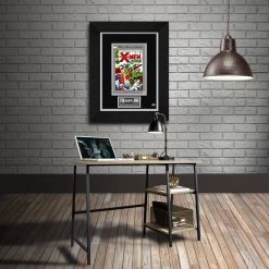 APW X-Men- Marvel Milestone Edition The X-Men Hand-Signed Comic Book By Stan Lee Custom Frame