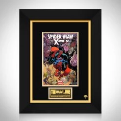 RARE-T Spider-Man & The X-Men #1 Stan Lee Limited Signature Edition Comic Book Cover Art Custom Frame