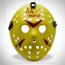 PPC Friday The 13th - Jason Vorhees - Beckett Witnessed Certified Hand-Signed Mask By Ari Lehman Signed Memorabilia