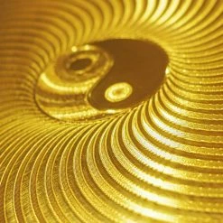 RARE-T 24K Gold Plated Playing Cards- Yin Yang Pattern Gold Plated Playing Cards Ready To Ship! 48 Hour Shipping!