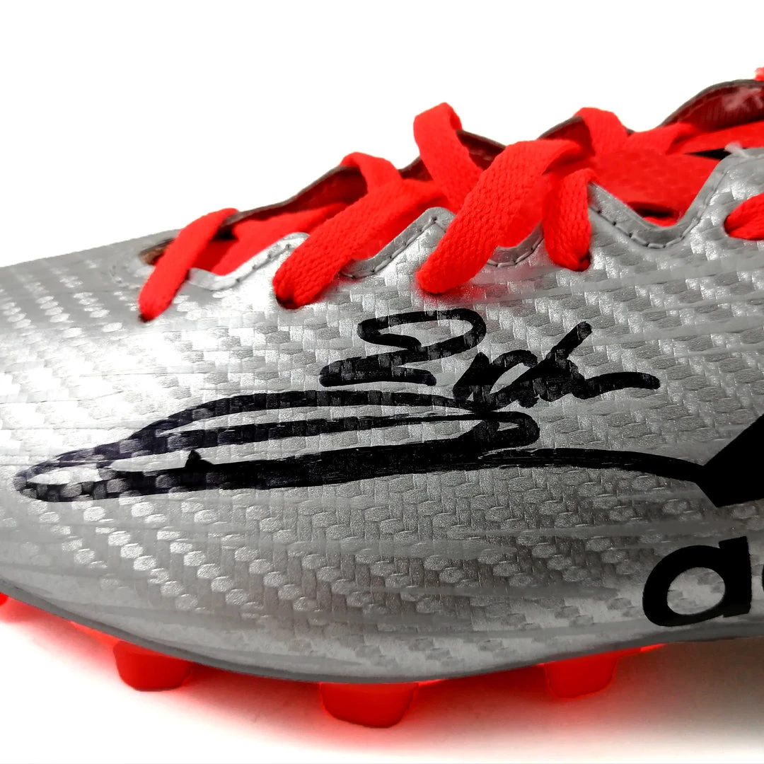 APW Zinedine Zidane- Hand-Signed Silver Adidas Soccer Cleat By Zinedine Zidane Custom Museum Diplay Signed Memorabilia 6 APW Zinedine Zidane- Hand-Signed Silver Adidas Soccer Cleat By Zinedine Zidane Custom Museum Diplay Signed Memorabilia