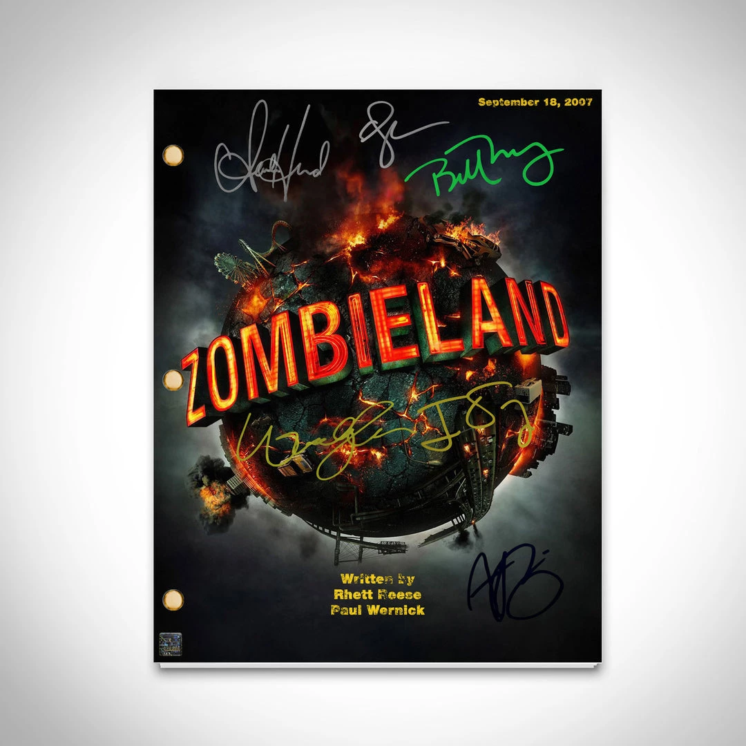 RARE-T Zombieland Script Limited Signature Edition Studio Licensed Custom Frame Limited Edition Frames 2 RARE-T Zombieland Script Limited Signature Edition Studio Licensed Custom Frame Limited Edition Frames